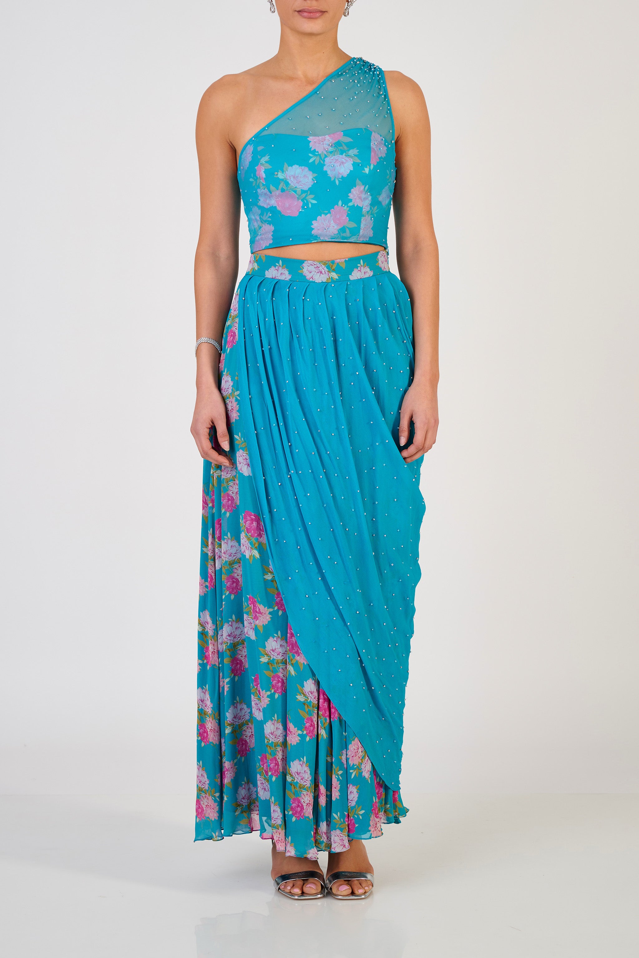 Aaina Sari Drape Skirt