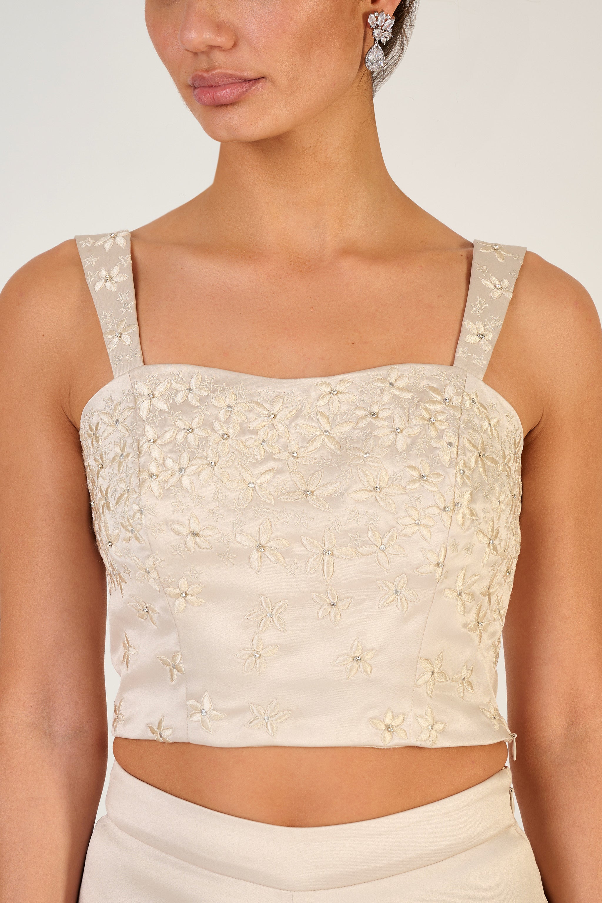 Eesha Embroidered Bustier