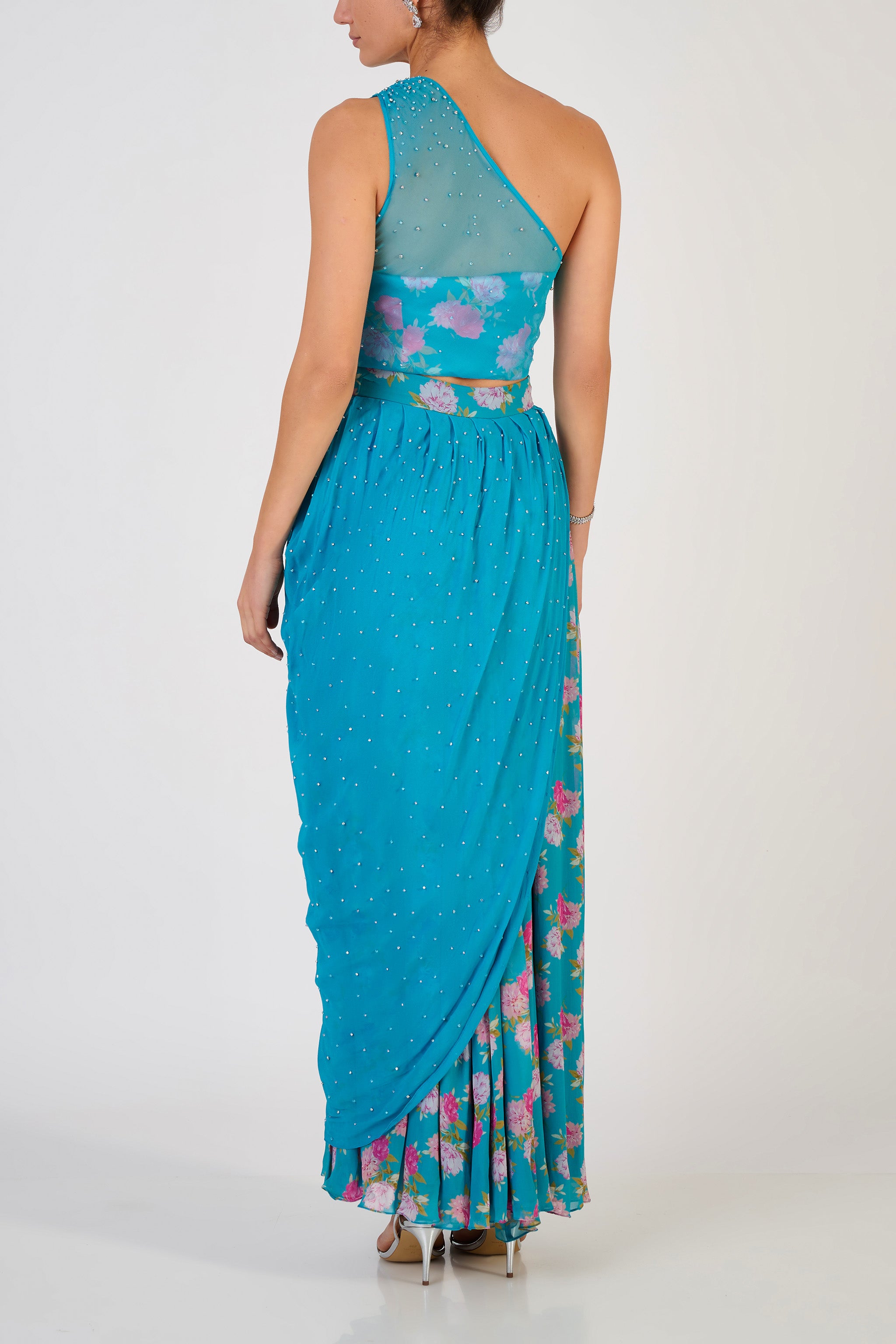 Rekha Mistry | Aaina One Shoulder Layered Top